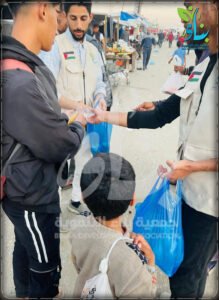 توزيع وجبات افطار